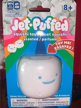 Jet-Puffed White Scented Squishi Toy
